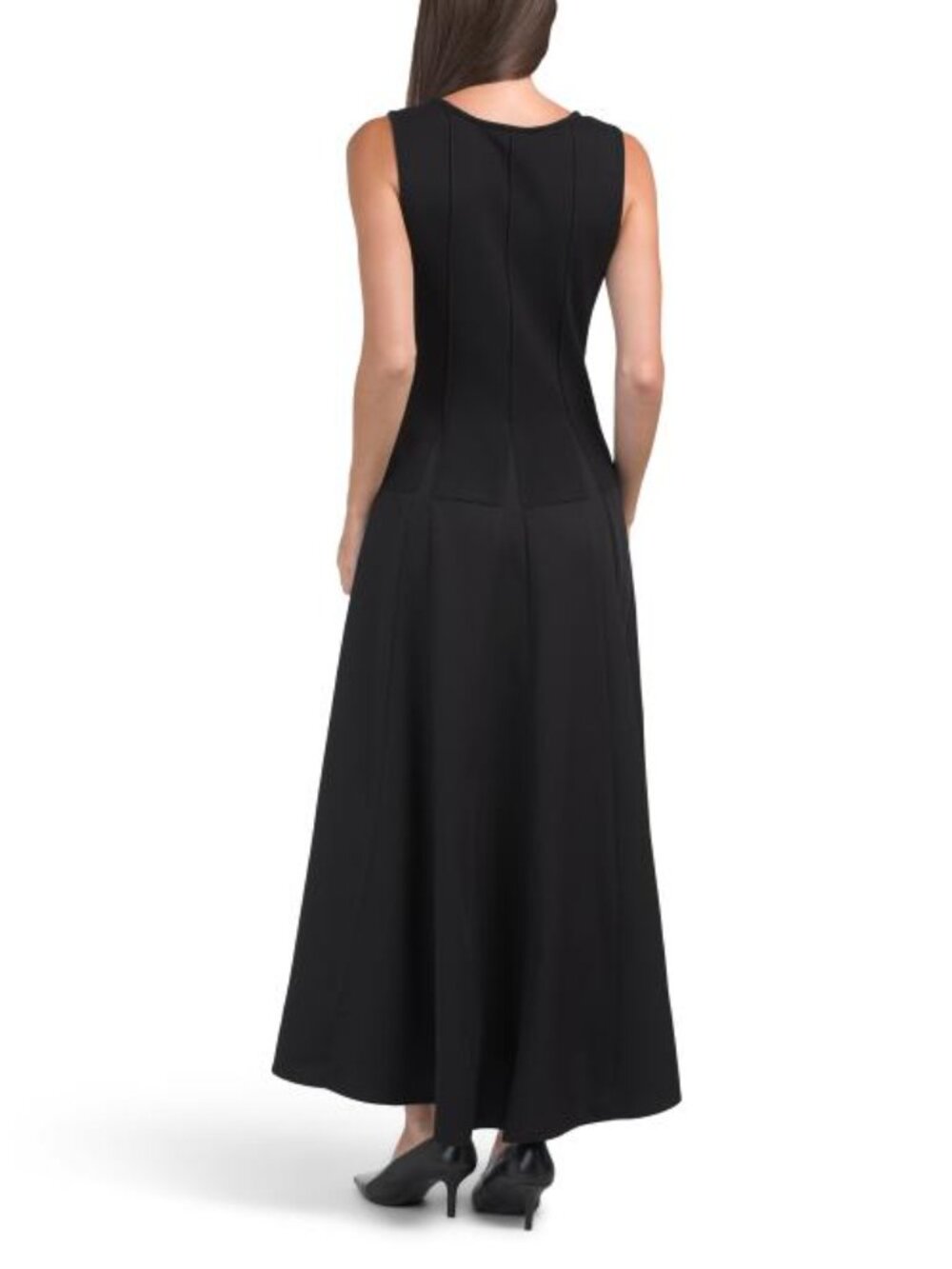 ELLEN TRACY Twofer Dress With Paneled Skirt - Picture 2 of 5